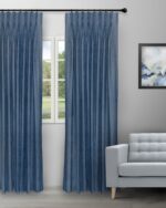 Orlando - Navy Custom Curtains