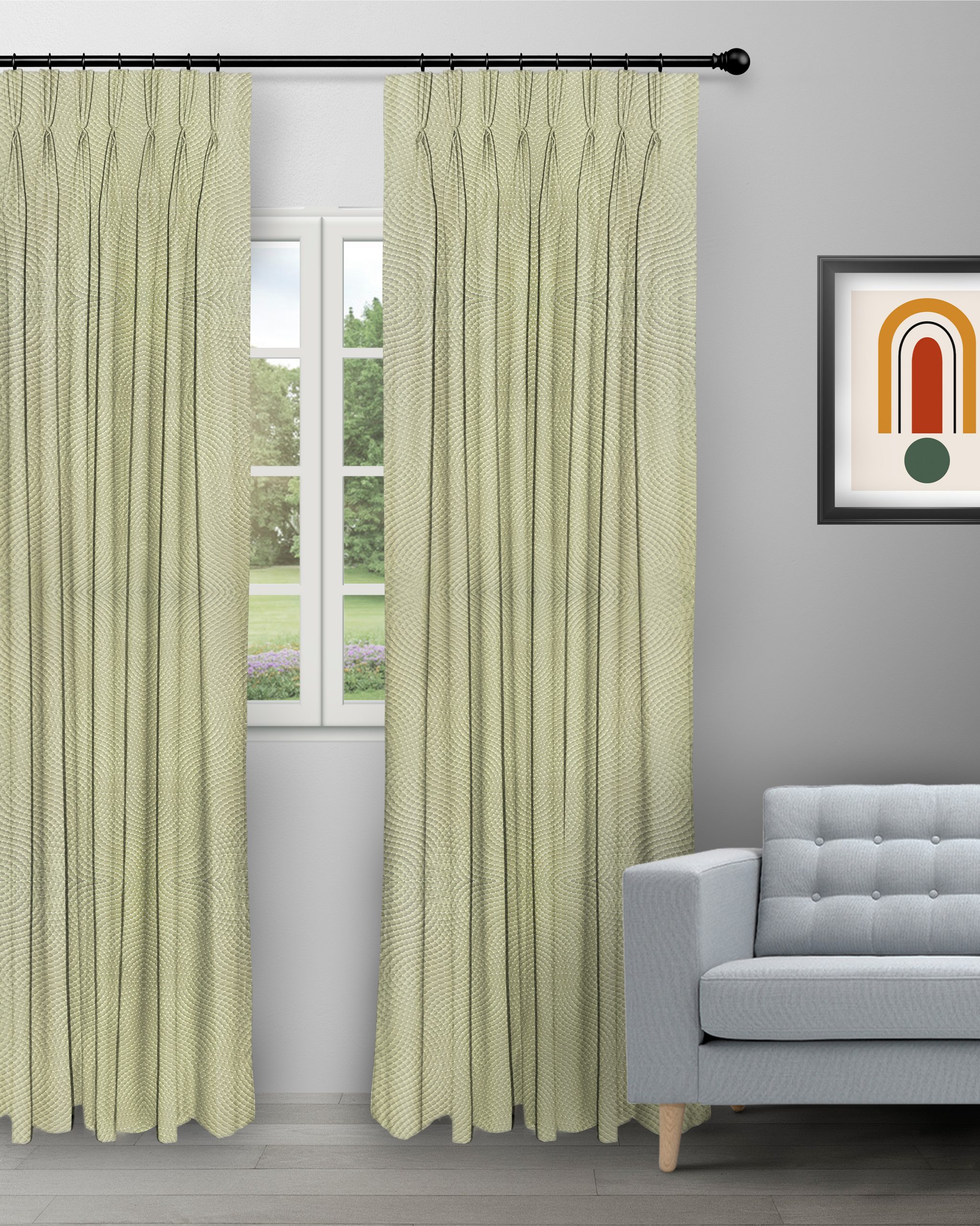 Orlando-Olive-Curtain-image-scaled-1.jpg Orlando - Olive Custom Curtains - Image 1