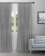 Orlando - Slate Custom Curtains