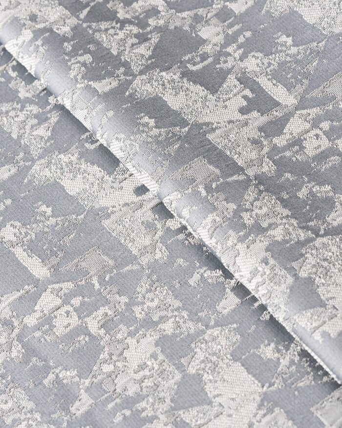 Pyramid - Dusky Blue Custom Curtains - Image 2