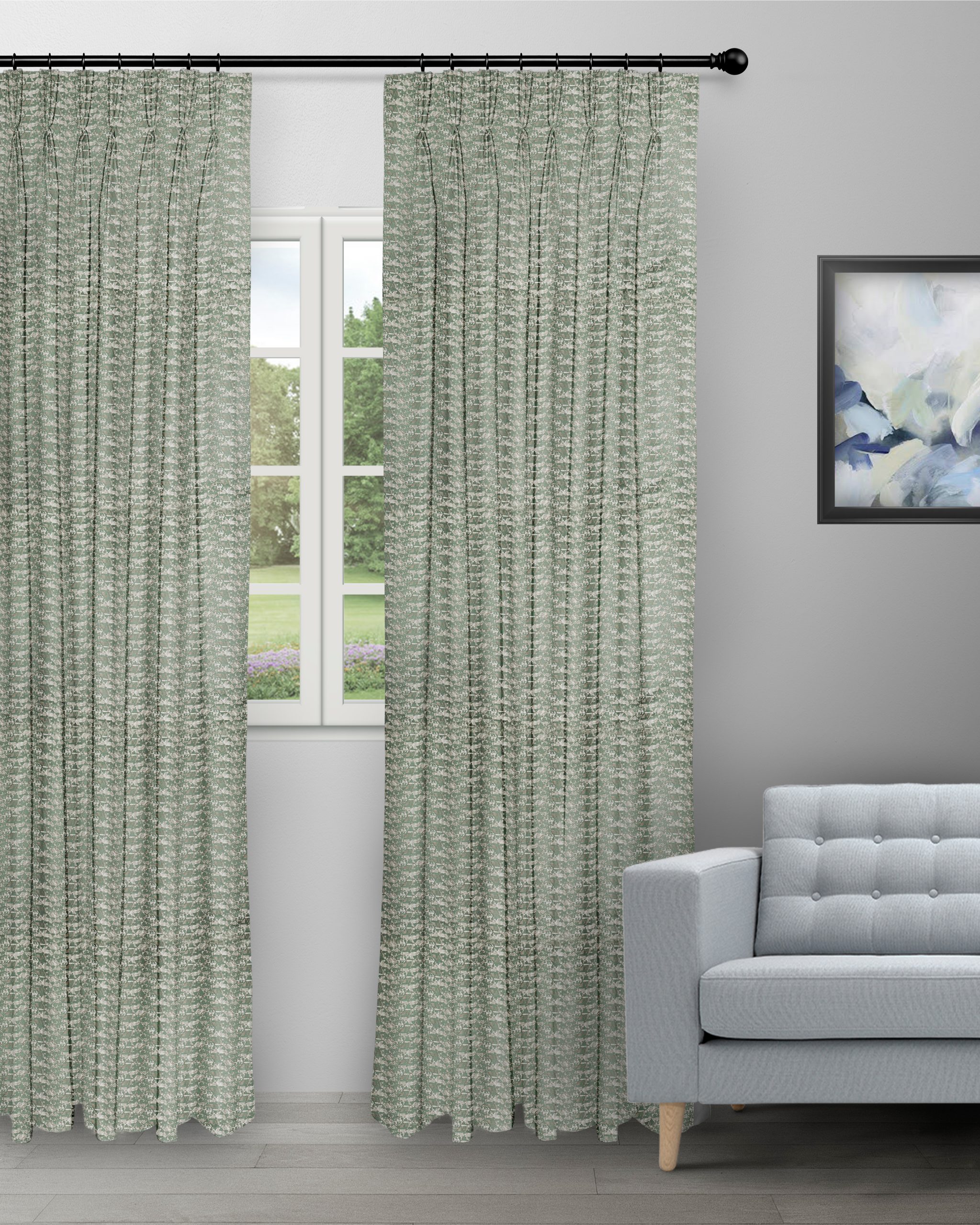 Pyramid-Sage-Curtain-image-scaled-1.jpg Pyramid - Sage Custom Curtains - Image 1