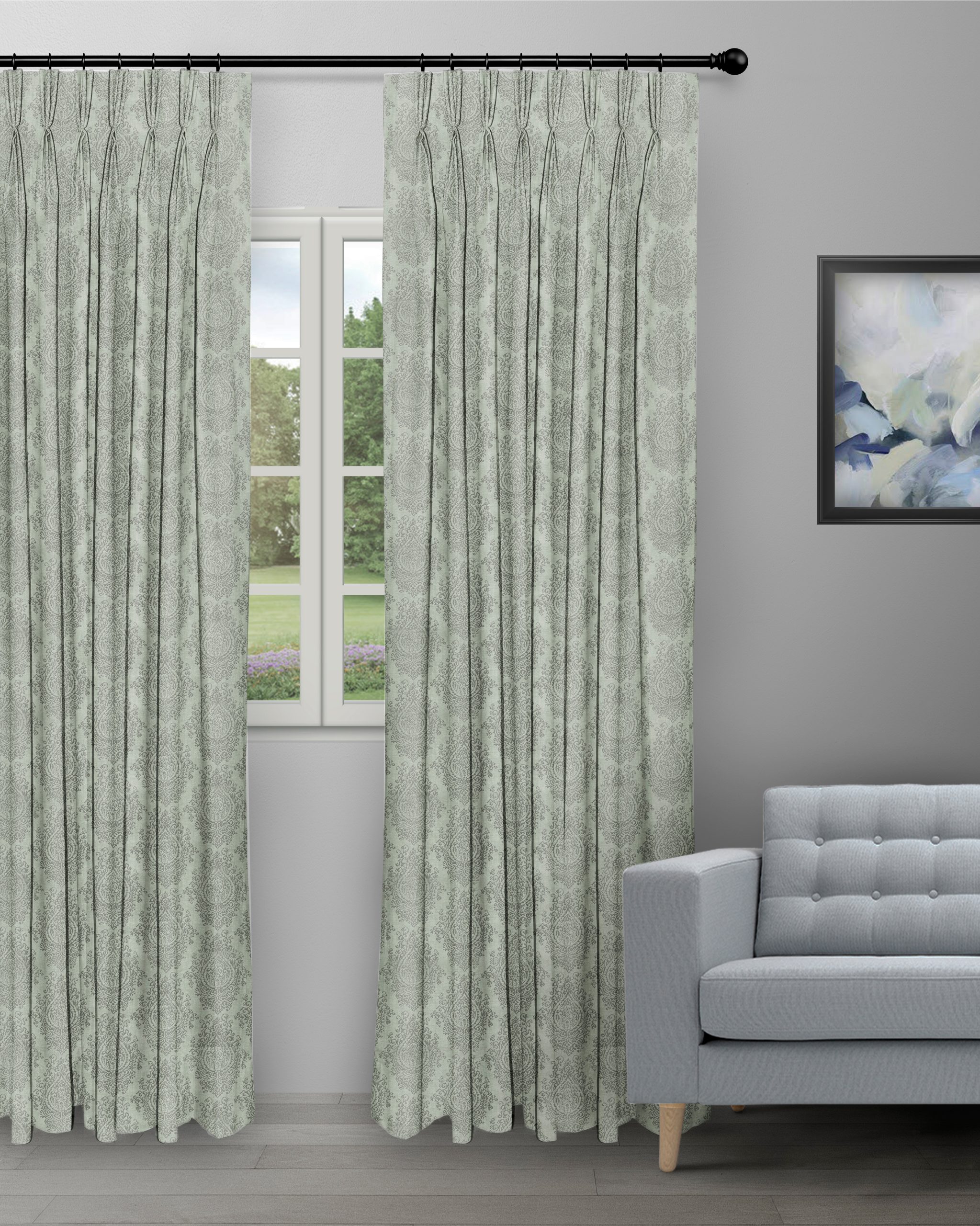 Quinlan-Dew-Drops-Curtain-image-scaled-1.jpg Quinlan - Dewdrops Custom Curtains - Image 1