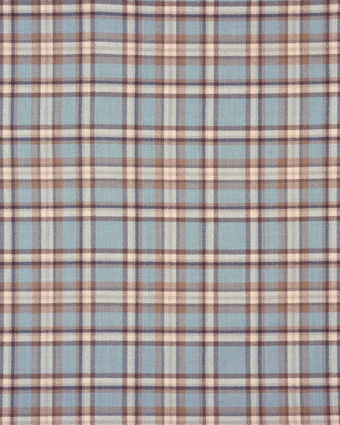 Farmhouse Plaid Check - Storm  Fabric Swatch - Image 2
