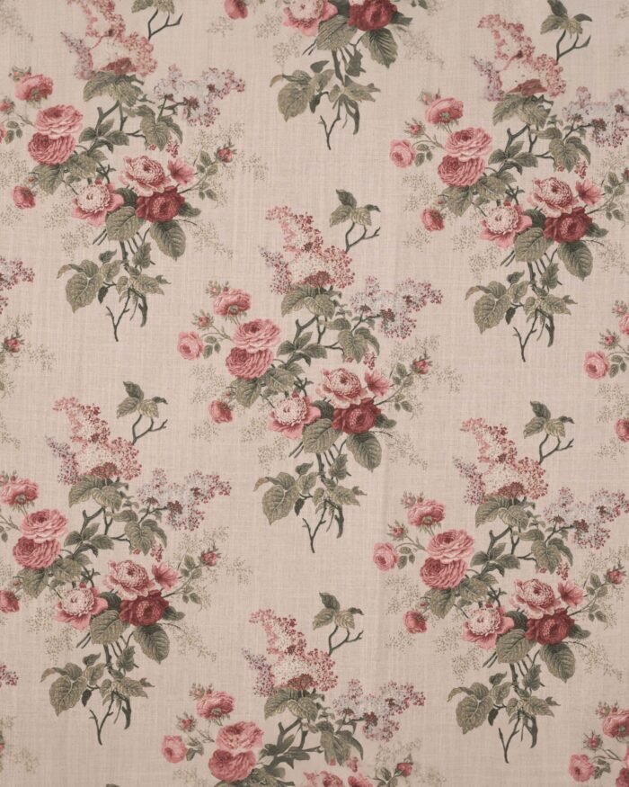 English Cottage - Burgundy Ripple Fold Drapes - Image 3