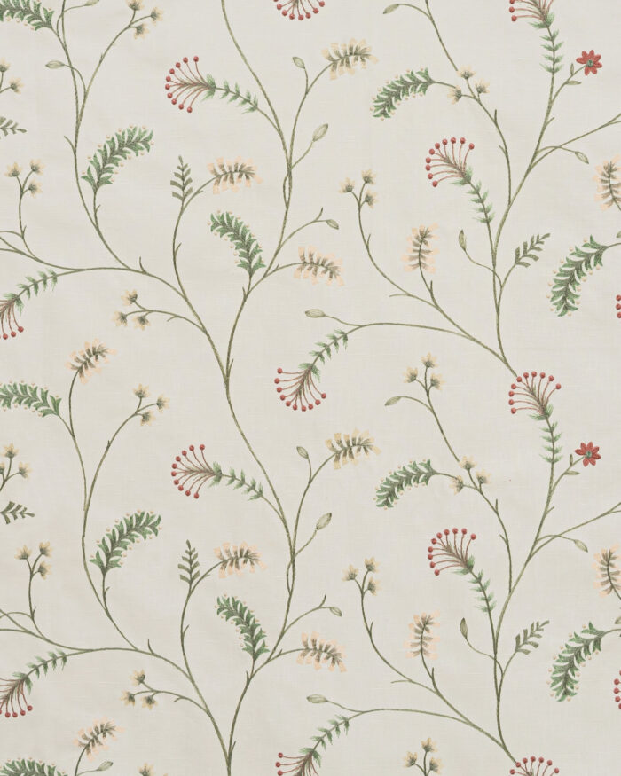 Embroidered Silvy - Bloom Fabric Swatch - Image 2