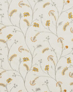 Embroidered Silvy - Copper Fabric Swatch - Image 2