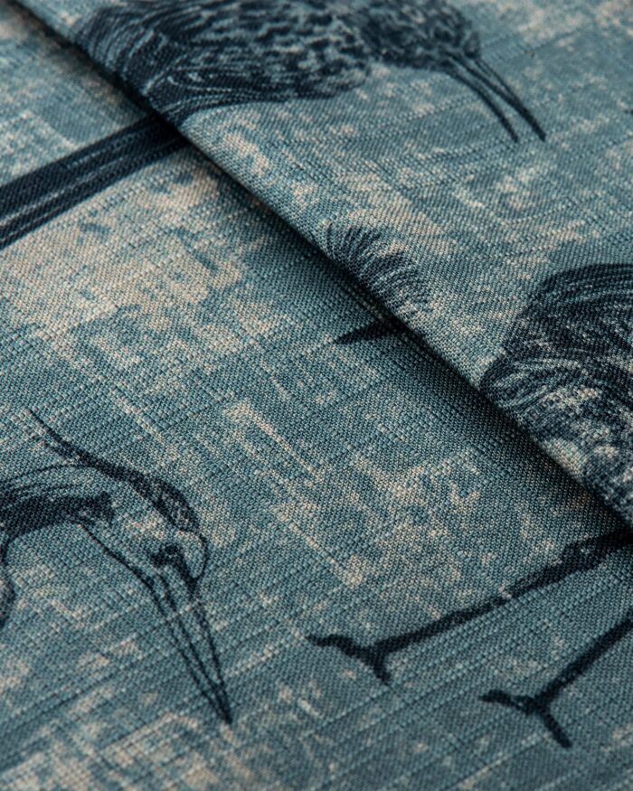 Safari Birds - Aegean Teal Fabric Swatch - Image 2