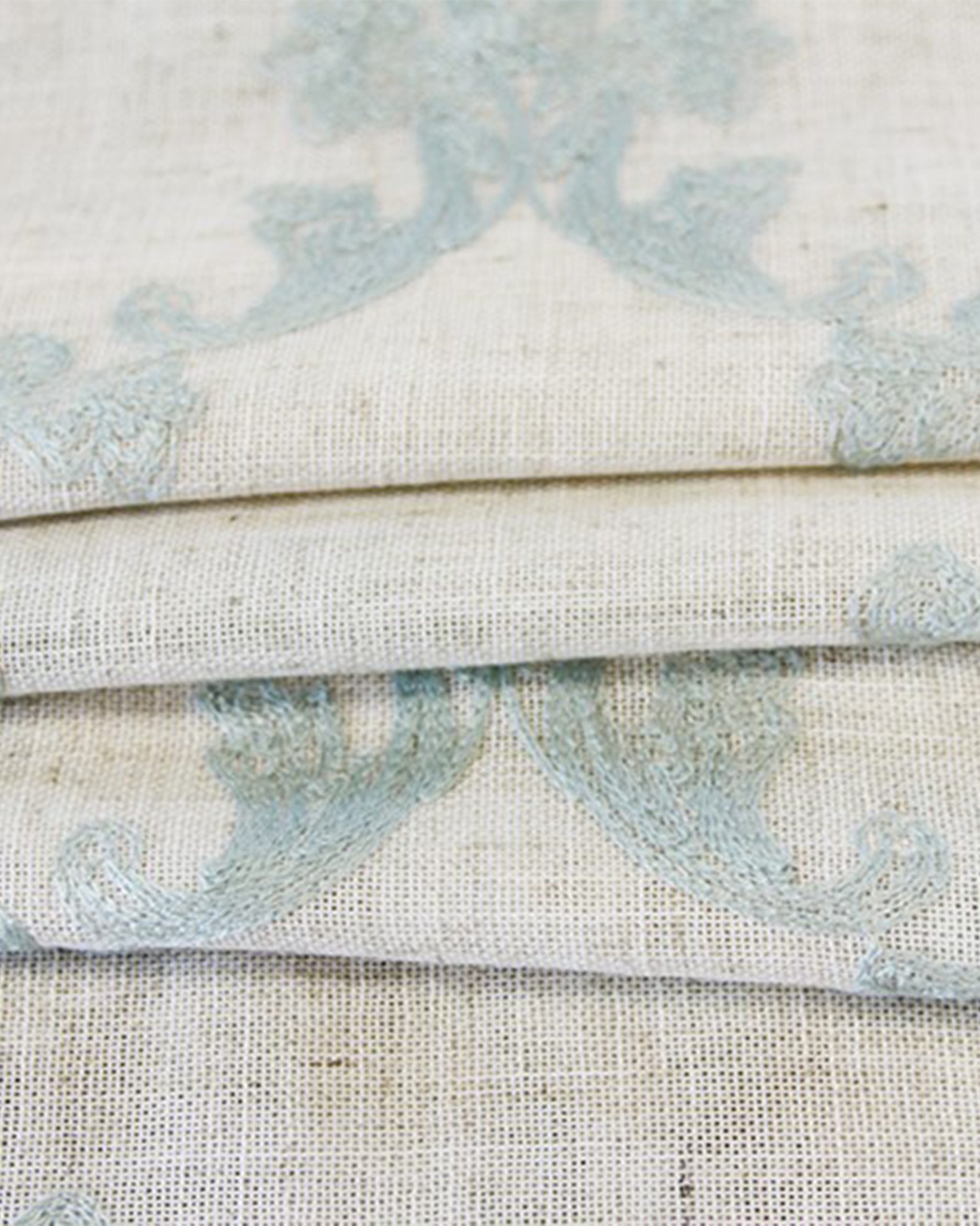 Sameer-Mint-Folded-image-scaled-1.jpg Sameer - Mint Fabric Swatch - Image 1