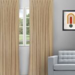 Sand Bubble - Gold Custom Curtains
