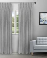 Sand Bubble - Slate Custom Curtains