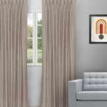 Sand Bubble - Taupe Custom Curtains