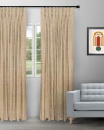 Sand Texture - Gold Custom Curtains