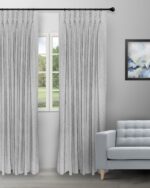 Sand Texture - Gray Custom Curtains