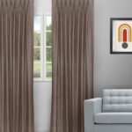 Sand Texture - Mocha Custom Curtains