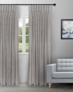 Sand Texture - Slate Custom Curtains