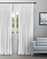 Sand Texture - Snow White Custom Curtains