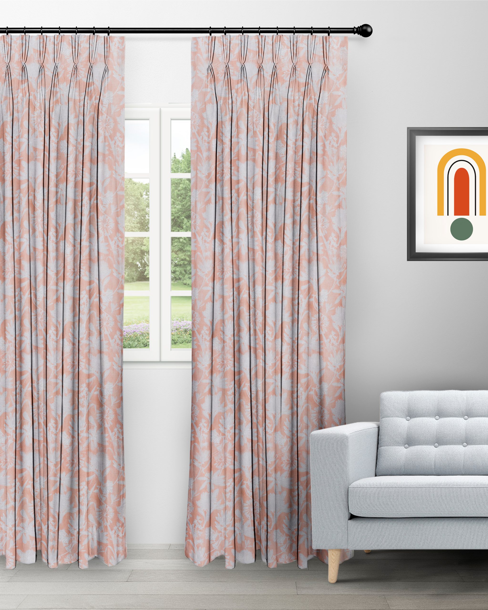 Serene-Drapes-Coral-Curtain-image-scaled-1.jpg Florist - Coral Custom Curtains - Image 1