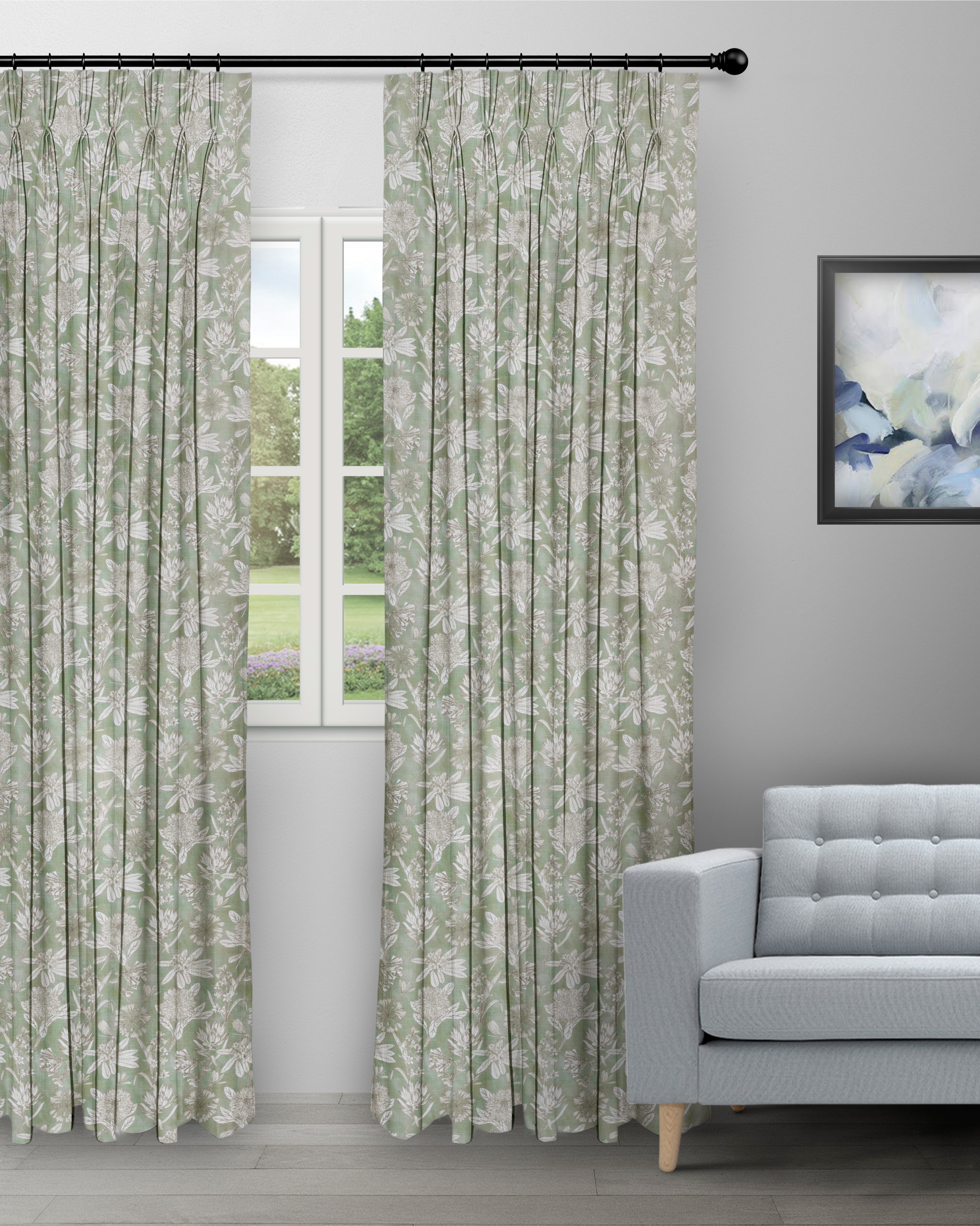 Serene-Drapes-Pistachio-Curtain-image-scaled-1.jpg Florist - Pistachio Custom Curtains - Image 1