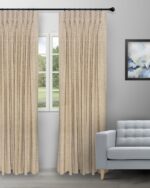 Somera - Beige Buff Custom Curtains
