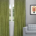 Somera - Grass Green Custom Curtains