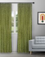 Somera - Grass Green Custom Curtains