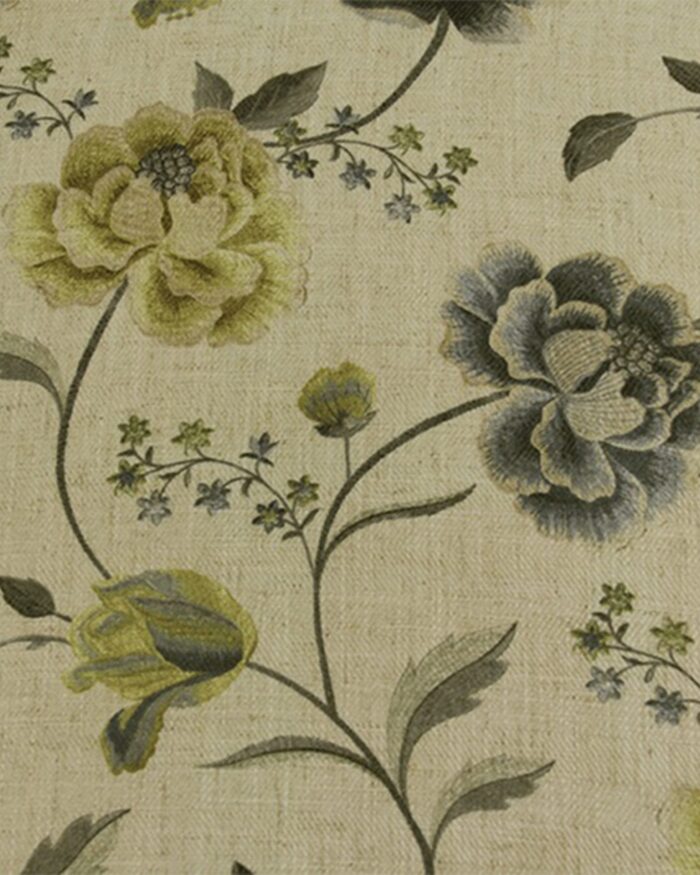 Spring Flower - Denim Custom Curtains - Image 2