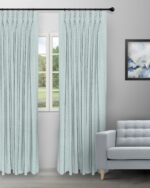 Sprint - Aqua Blue Custom Curtains