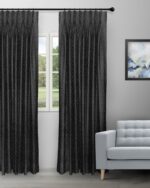 Sprint - Black Custom Curtains