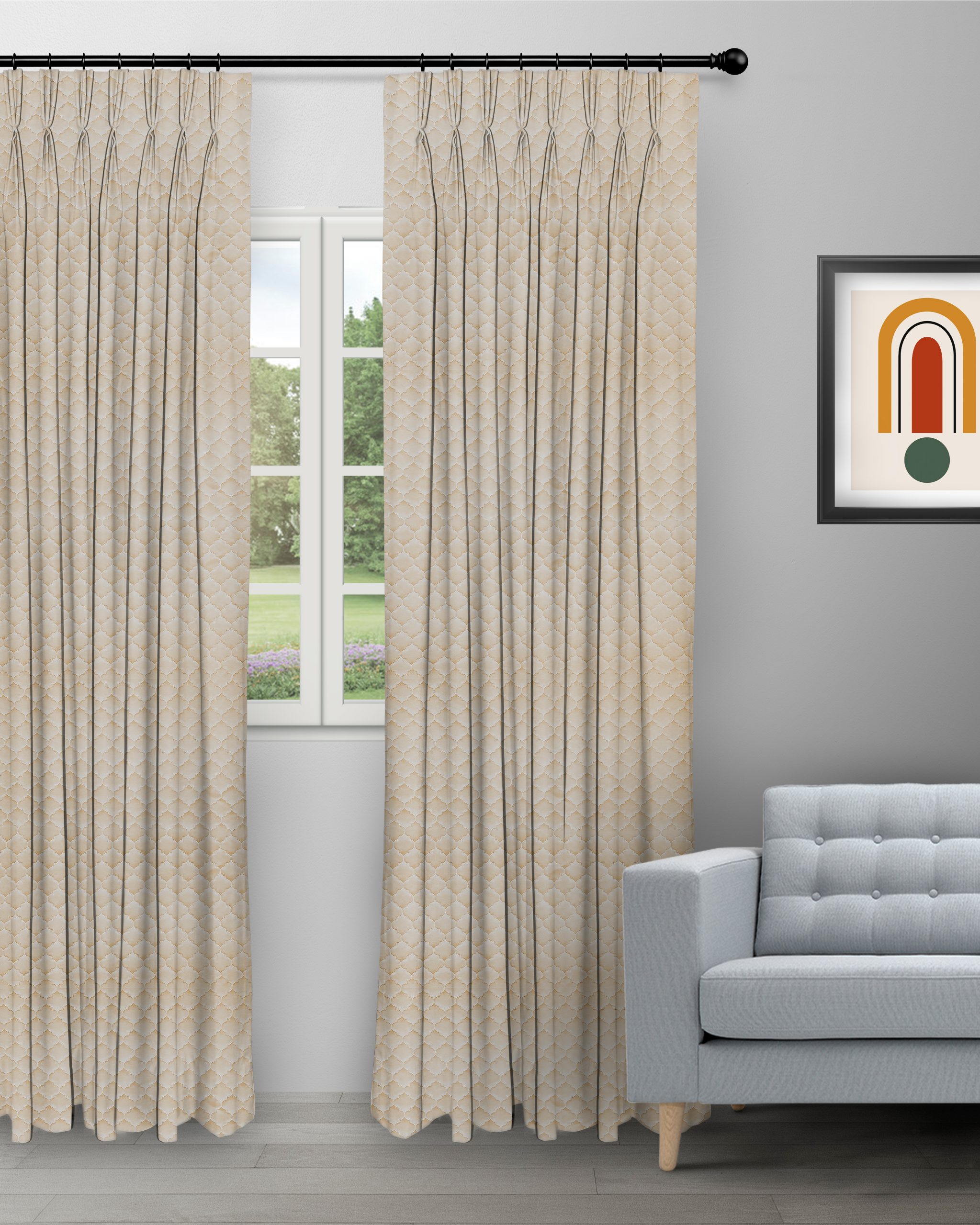 Sprint-Gold-Curtain-image-scaled-2.jpg Sprint - Gold Custom Curtains - Image 1
