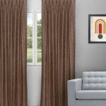 Swizz - Cocoa Custom Curtains