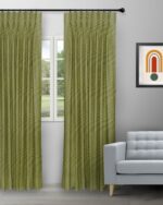 Swizz - Grass Green Custom Curtains