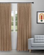 Swizz - Latte Custom Curtains