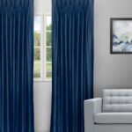 Swizz - Navy Blue Custom Curtains