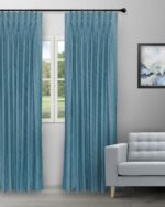 Swizz - Ocean Blue Custom Curtains