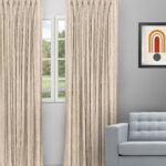 Textured Ambro - Oyster Custom Curtains