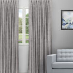 Textured Ambro - Taupe Custom Curtains