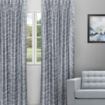 The Shining Wave - Zinc Custom Curtains