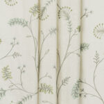 Embroidered Silvy - Sage Green Fabric Swatch