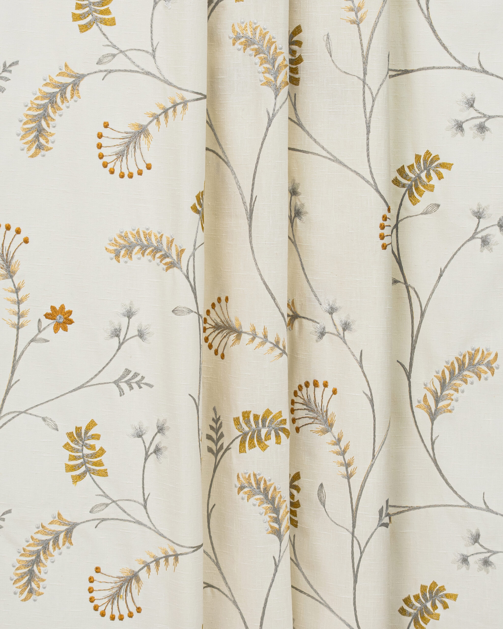 Vertical-Fold-8-scaled-1.jpg Embroidered Silvy - Copper Ripple Fold Drapes - Image 1