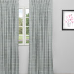 Vintage Paisley - Blue Sky Custom Curtains