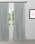 Vintage Paisley - Blue Sky Custom Curtains