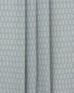 Vintage Paisley - Pool Blue Custom Curtains - Image 2