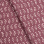 Vintage Paisley - Burgundy Fabric Swatch