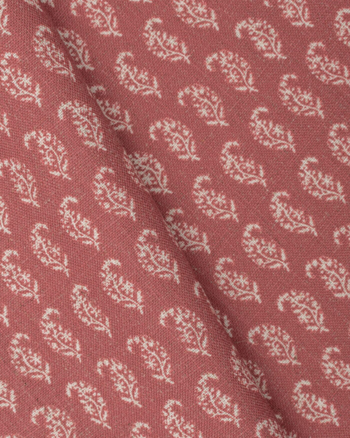 Vintage Paisley - Red Custom Curtains - Image 2