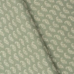 Vintage Paisley - Soft Green Fabric Swatch