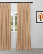 Vintage Paisley - Turmeric Ripple Fold Drapes - Image 3