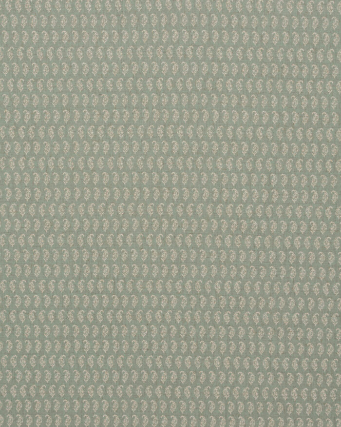 Vintage Paisley - Jade Fabric Swatch - Image 2