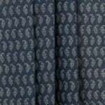 Vintage Paisley - Blue Night  Ripple Fold Drapes