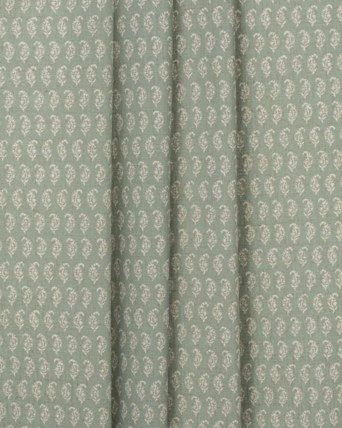 Vintage Paisley - Jade Fabric Swatch - Image 3
