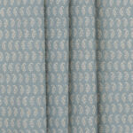 Vintage Paisley - Pool Blue  Ripple Fold Drapes